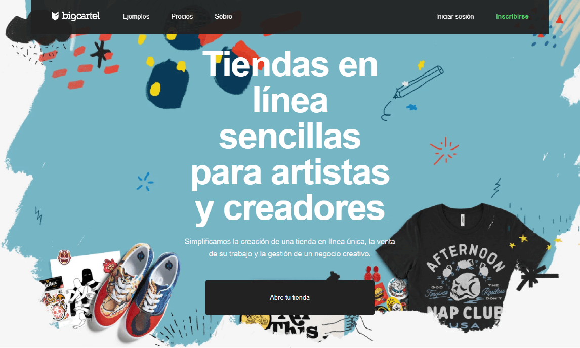 BIGCARTEL crear tiendas online sencillas