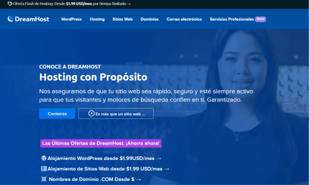 Dreamhost hosting