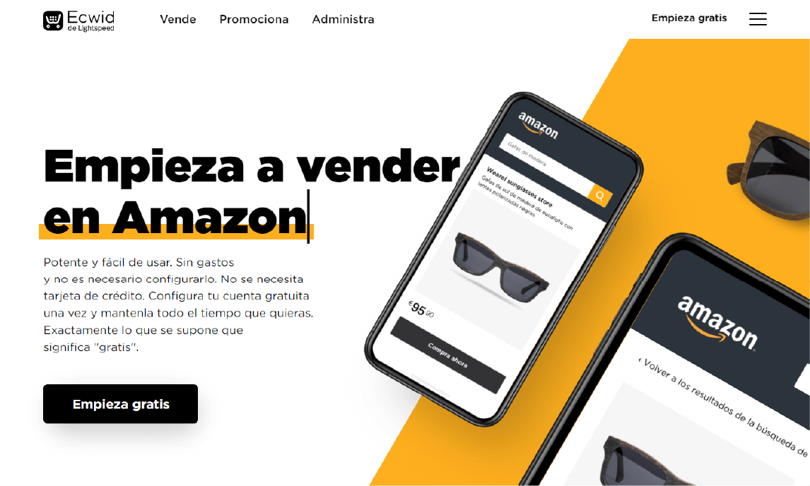 ECWID vender en amazon