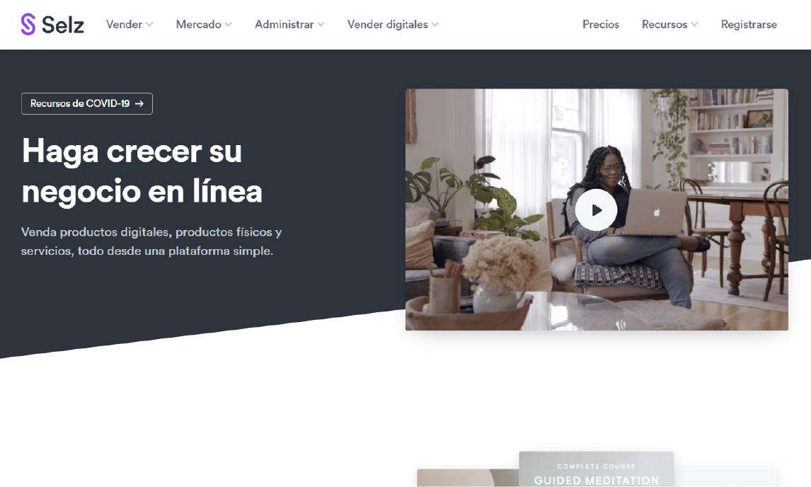 selz crear tienda en linea