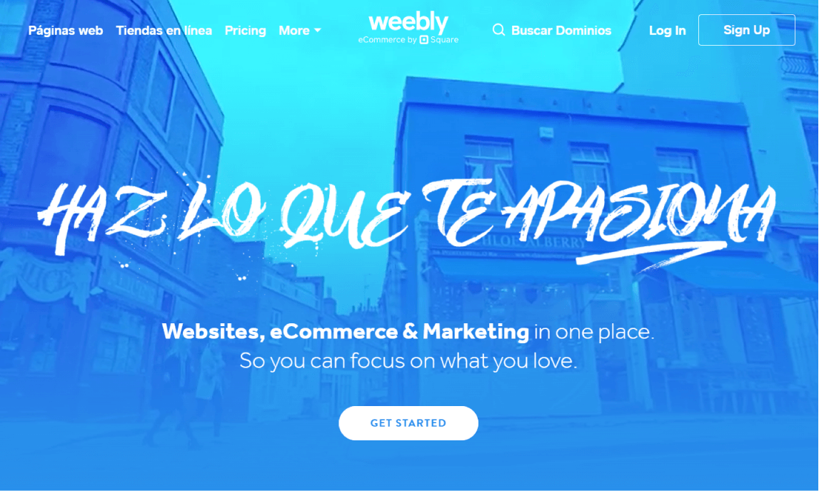 weebly crear páginas web