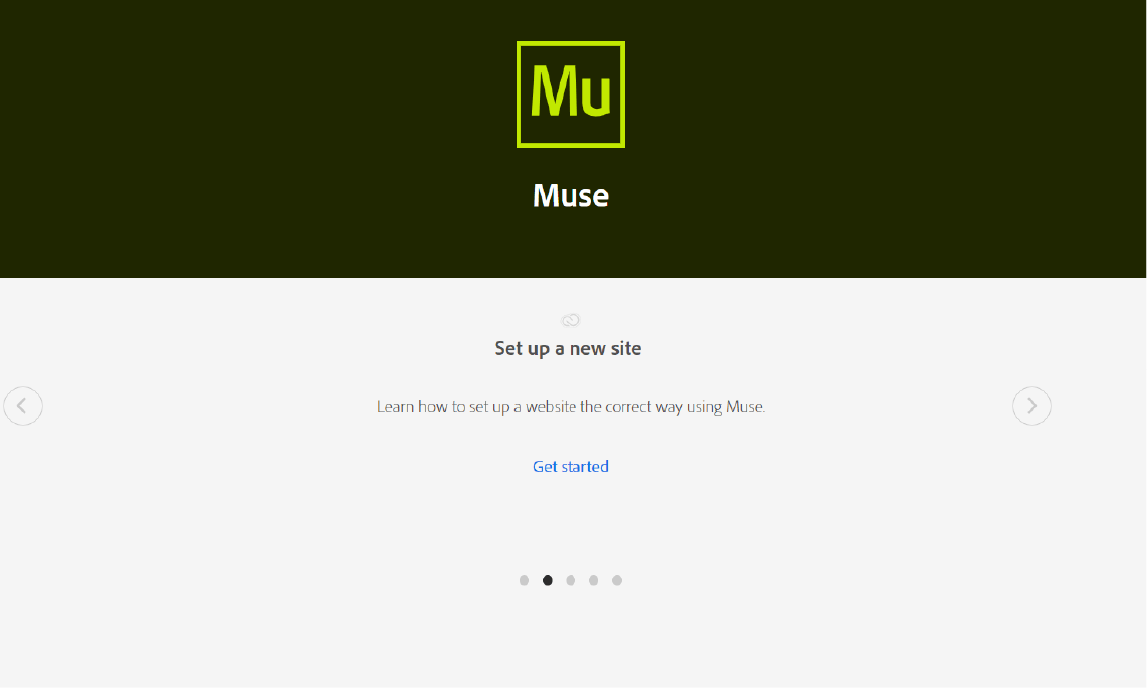 ADOBEMUSE crear pagina web