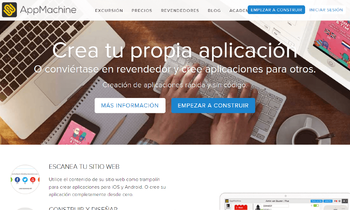 APPMACHINE crear app