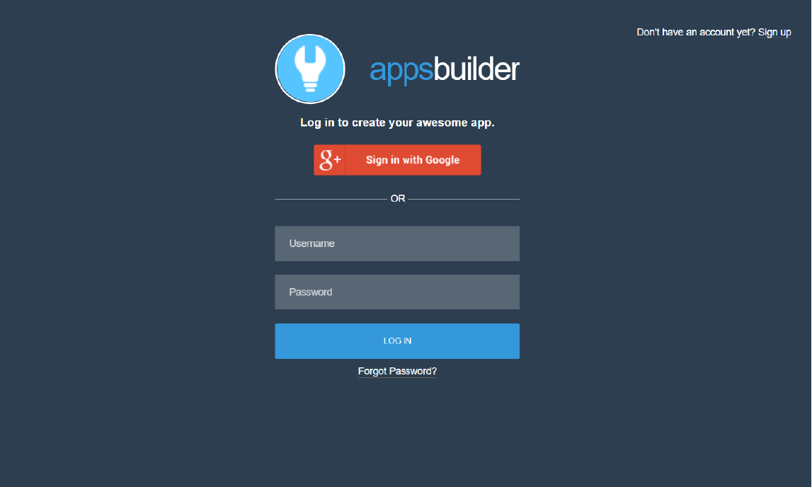 APPSBUILDER crear app