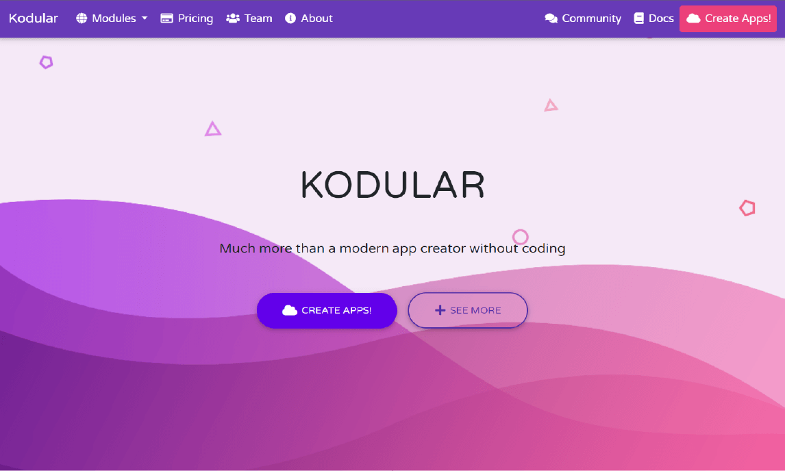 KODULAR crear app