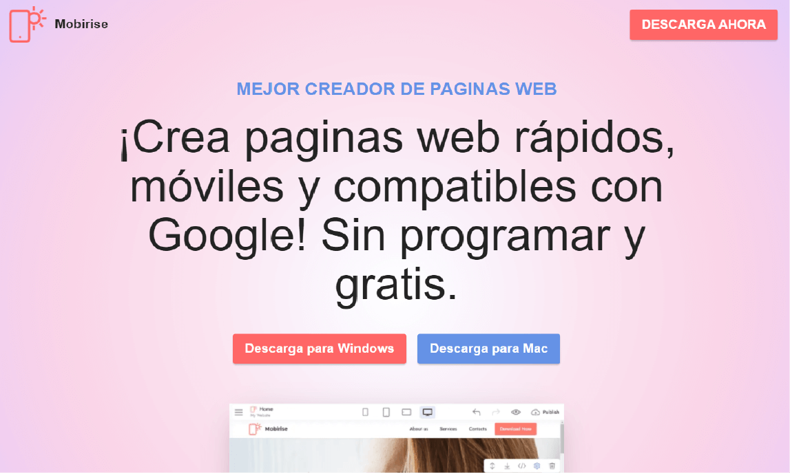 MOBIRISE crear pagina web