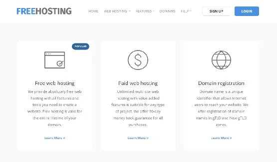 Free Hosting An lisis final y caracter sticas destacadas